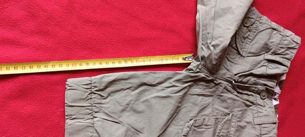 Spodnie oliwkowe zara kids 104