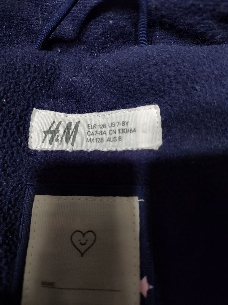 Kurtka dziewczęca zimowa H&M r. 7 -8