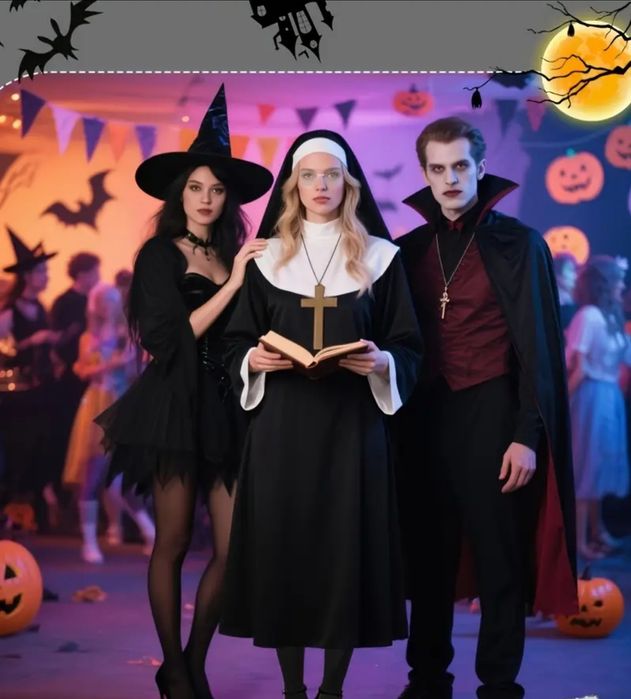 Хеллоуін, Halloween, костюм Пеннівайз відьма скелет дракула чорт тиква