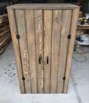 Szafka na buty sosnowa. 70x45x120 cm wys. Kolor Wenge