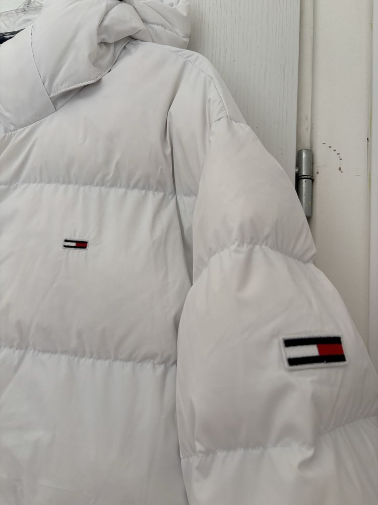 Kurtka puchowa zimowa Tommy Hilfiger XL biała