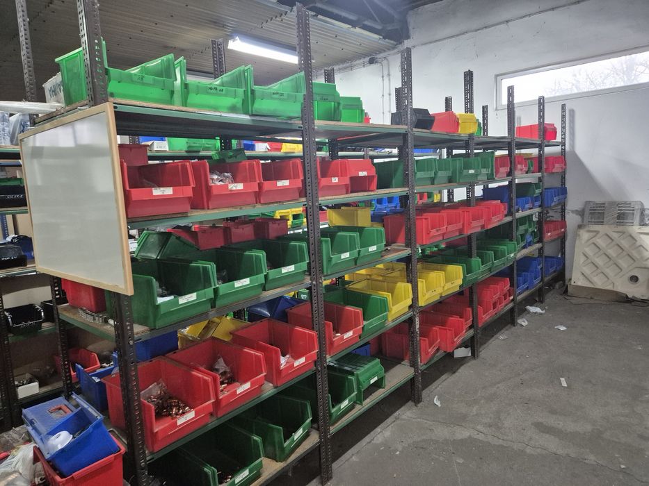 Regały magazynowe 28szt. warsztatowe garażowe 28szt