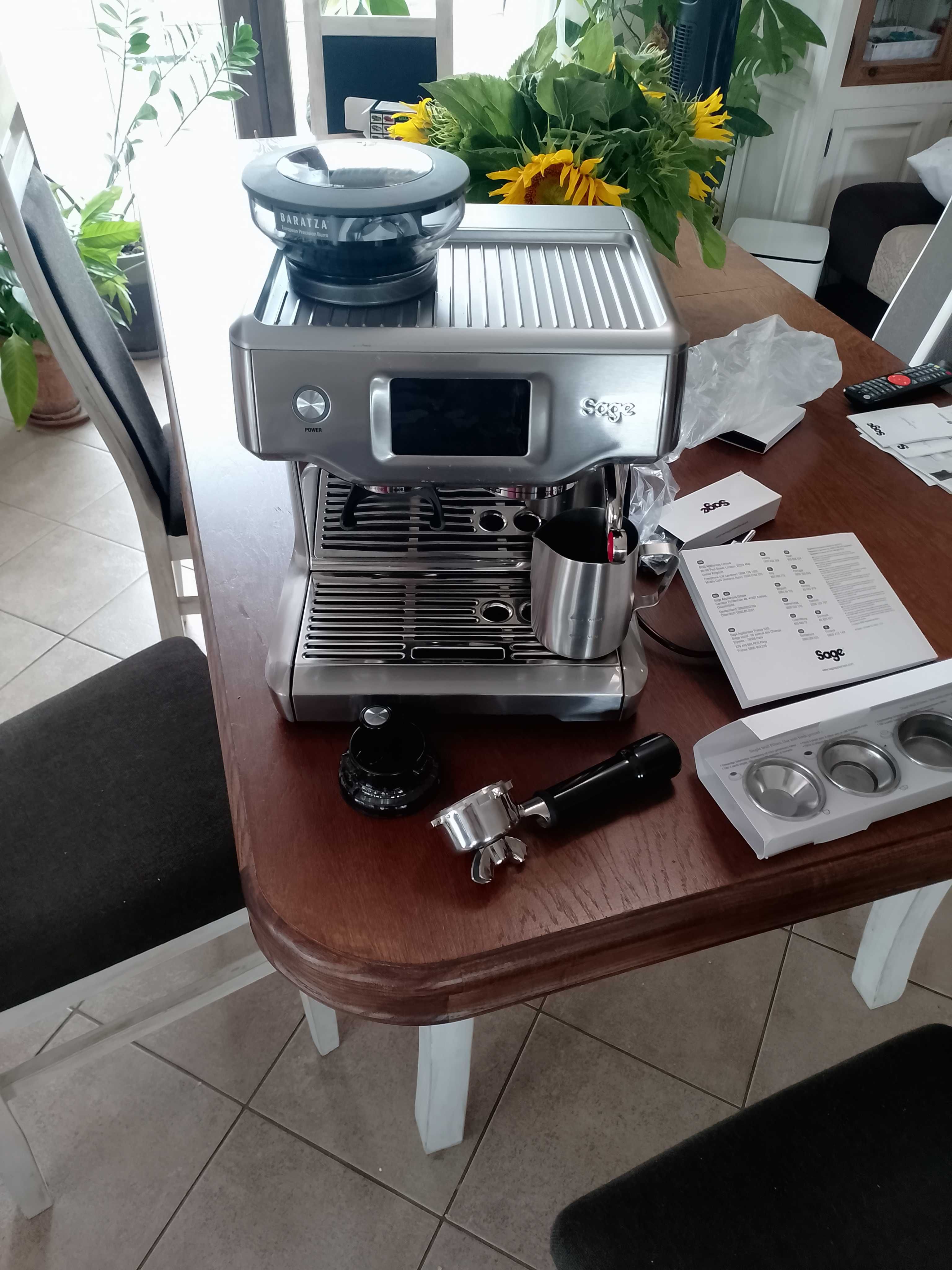Ekspres do kawy kolbowy Sage ses 880 powystawowy