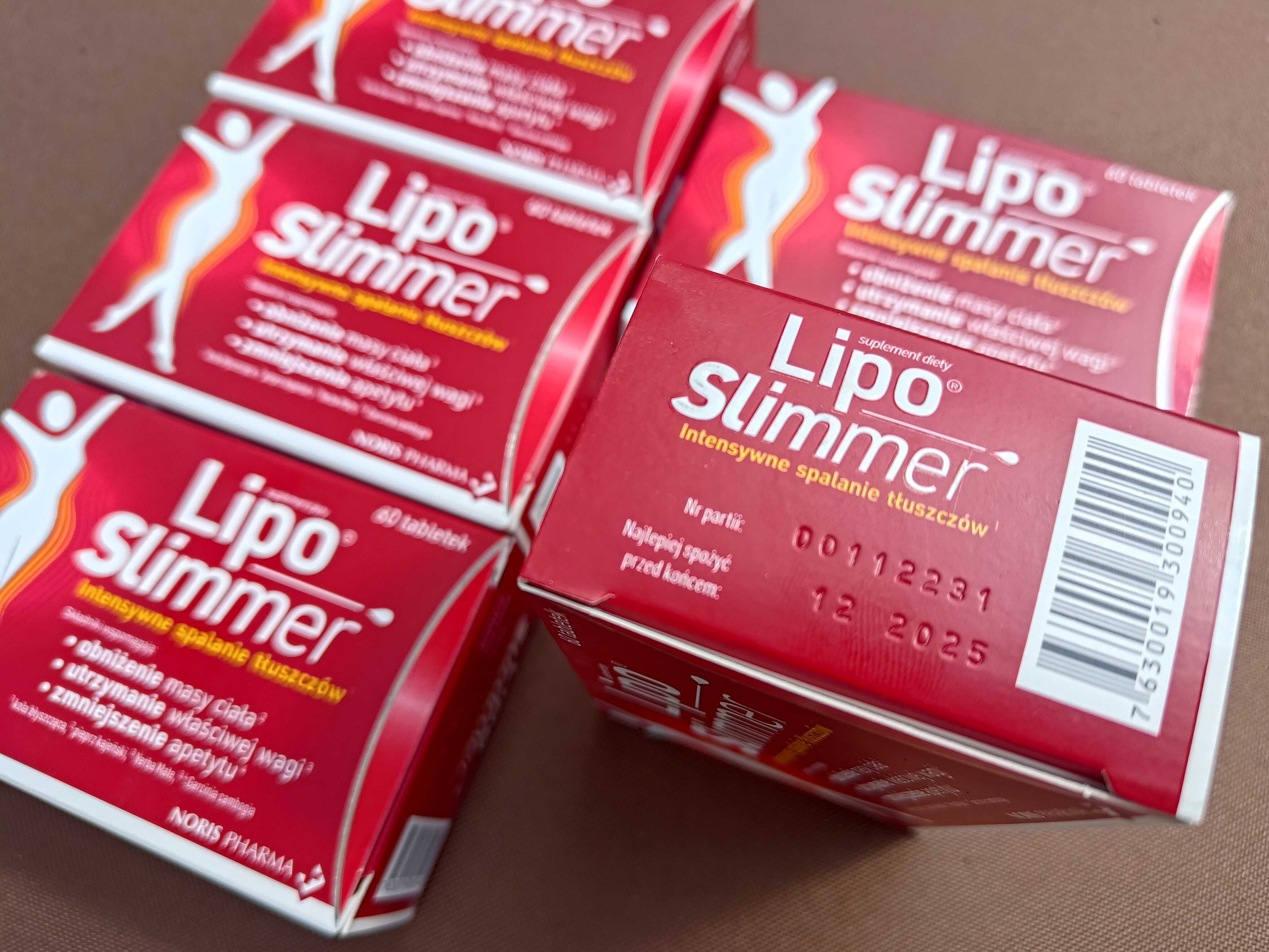 Tabletki na odchudzanie spalanie LIPO SLIMMER Spalacz tłuszczu 6 opak.