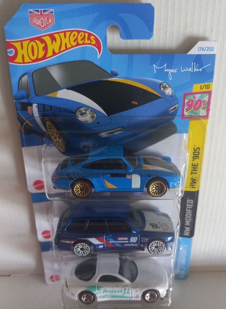Hot wheels porsche vs bmw vs mazda