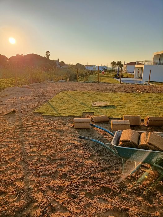 Contrucçao Espaços verdes