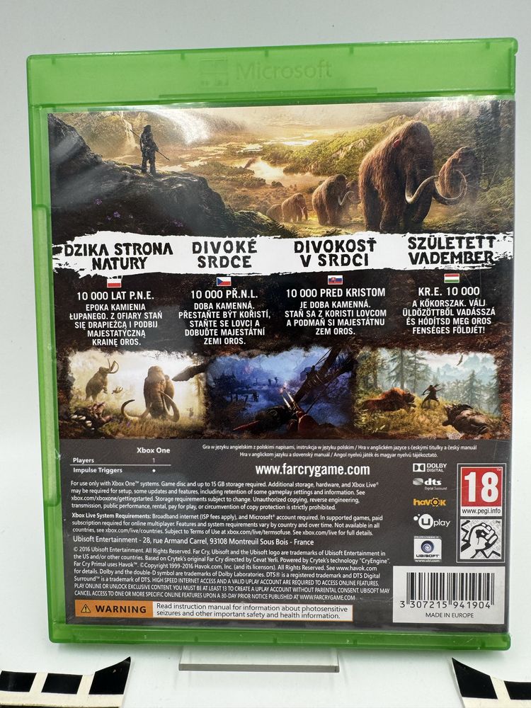PL FarCry Primal Xbox One Gwarancja
