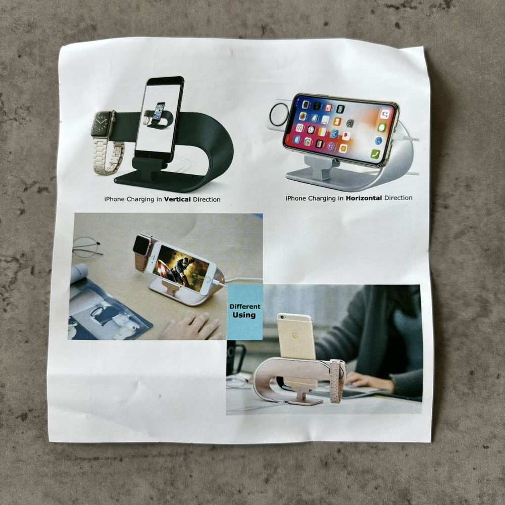 PUGO TOP Stand - stojak do Apple Watch, iPhone, iPad