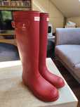 Kalosze damskie Hunter 40/41 bordowe w super stanie