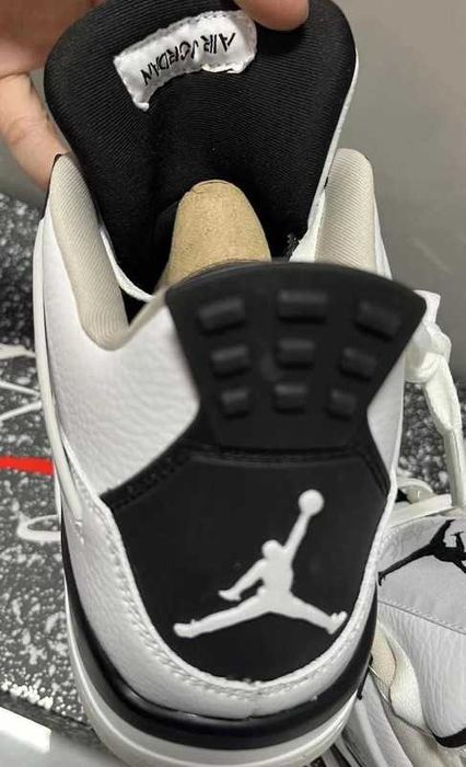 "Buty Mokasyny" Jordan_4_Retro_Military_Black rozmiar.41