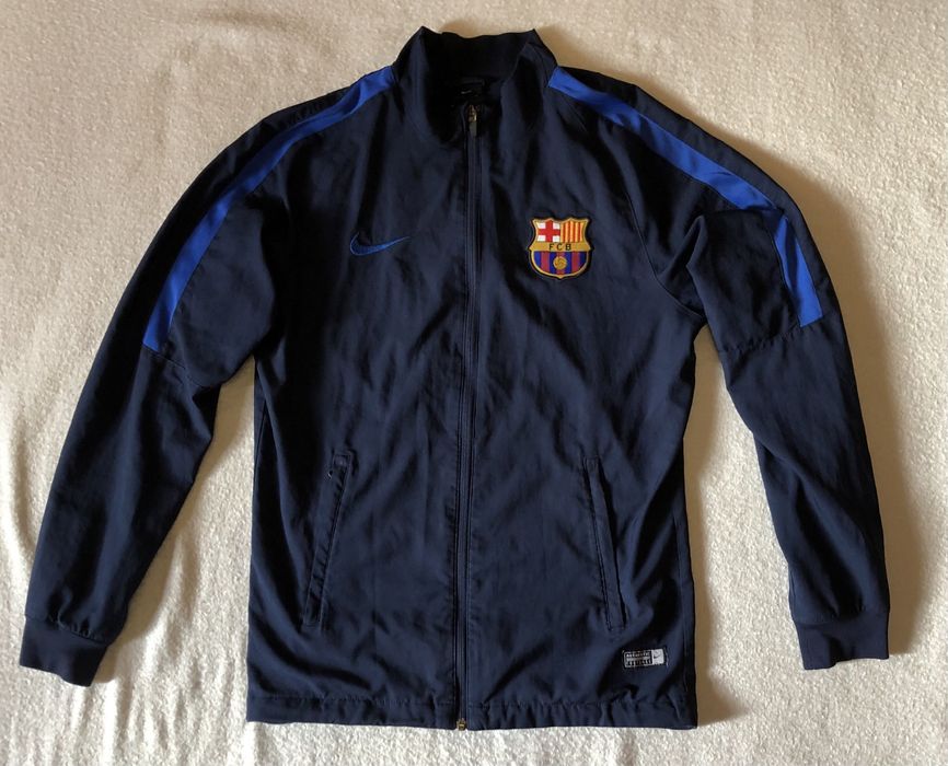 Nike FC Barcelona Vintage Nylon Track Zip Jacket олимпийка худи куртка