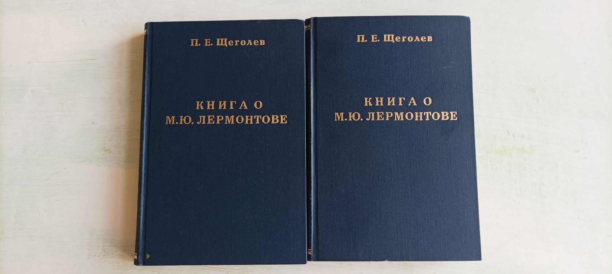 Книга о М. Ю. Лермонтове в 2 томах. 1929 год