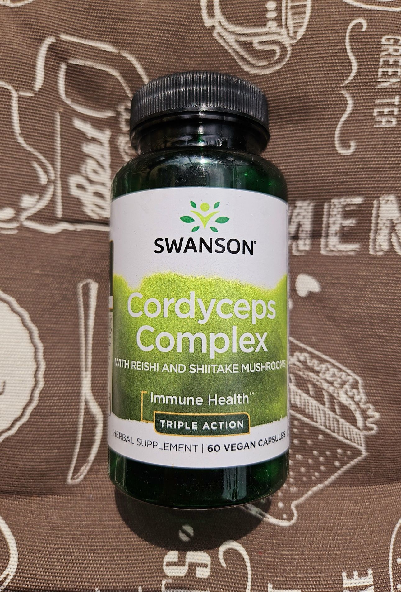 Swanson комплекс кордицепс з грибами рейші та шиїтаке cordyceps 60 шт