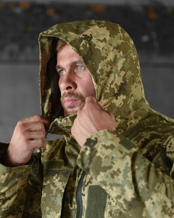 Куртка бушлат військовий піксель зимовий утеплений тактичний зсу форма