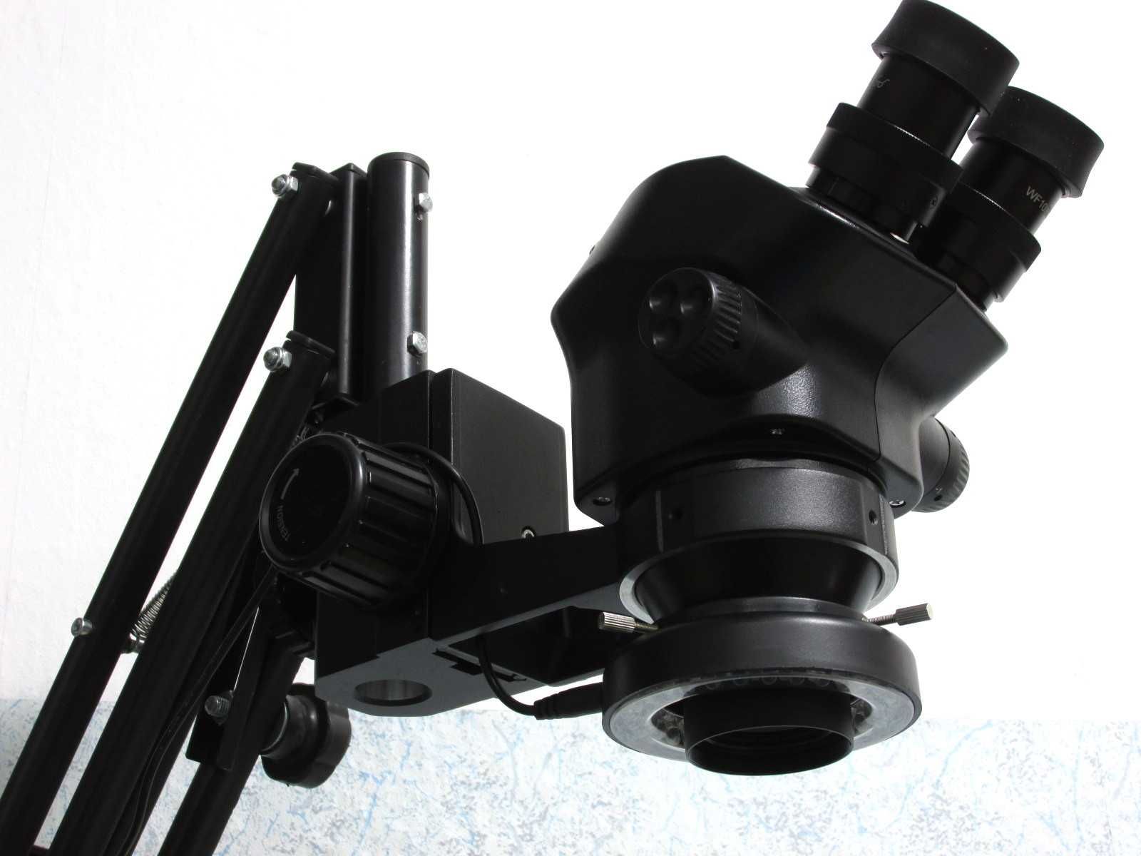 Тринокулярный микроскоп F-160mm 4х-100х