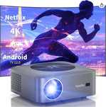Projektor Sainellor 4K Android 12.0 GB RAM 32 GB ROM, WiFi 6,BT 5.0,4K