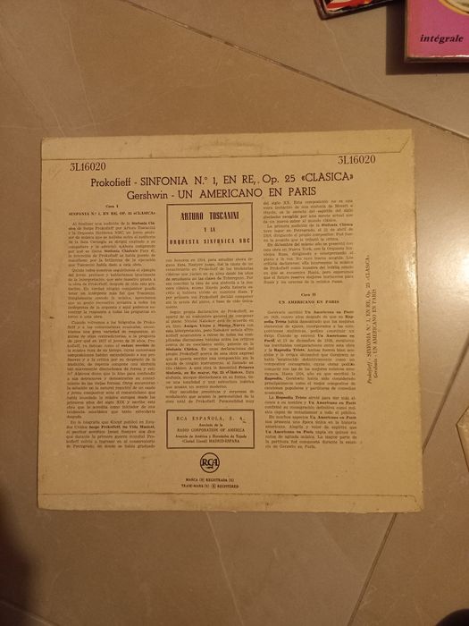 Sinfonia classica toscanini album vinil