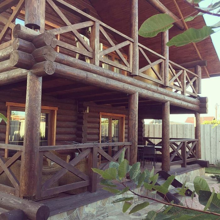 Дом-зруб с сауной ,с.Санжійка