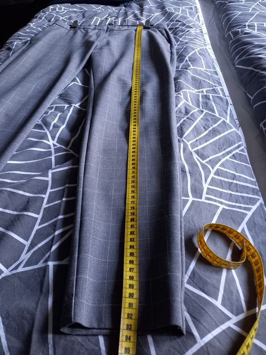 Żakiet i spodnie - komplet - kolor szary