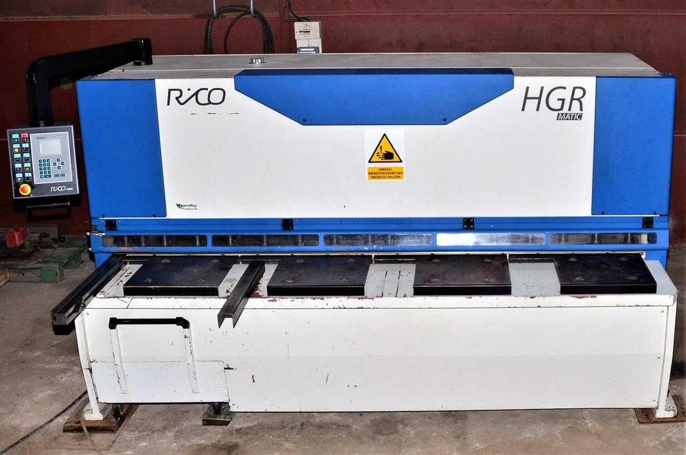 Nożyce Gilotynowe RICO HGR 310 MATIC CNC jak NOWE Gilotyna