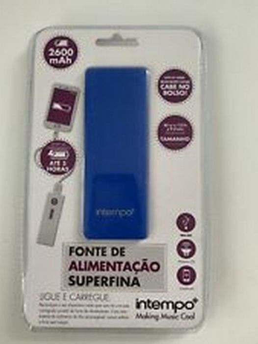 Powerbank 2600mAh - Intempo - Niebieski - NOWY