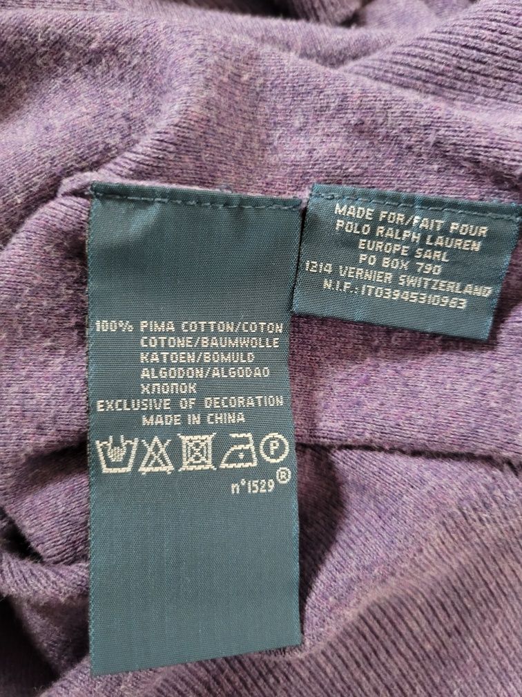 Fioletowy sweterek Ralph Lauren