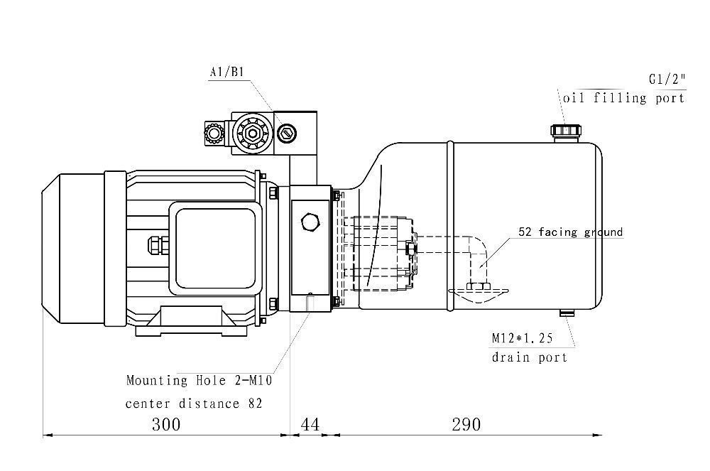 AGREGAT HYDRAULICZNY 380V 2,2 KW 3,3cm3 4,68L/min [1264]