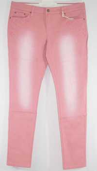 Spodnie różowe stretch Bawełna Rozmiar 44