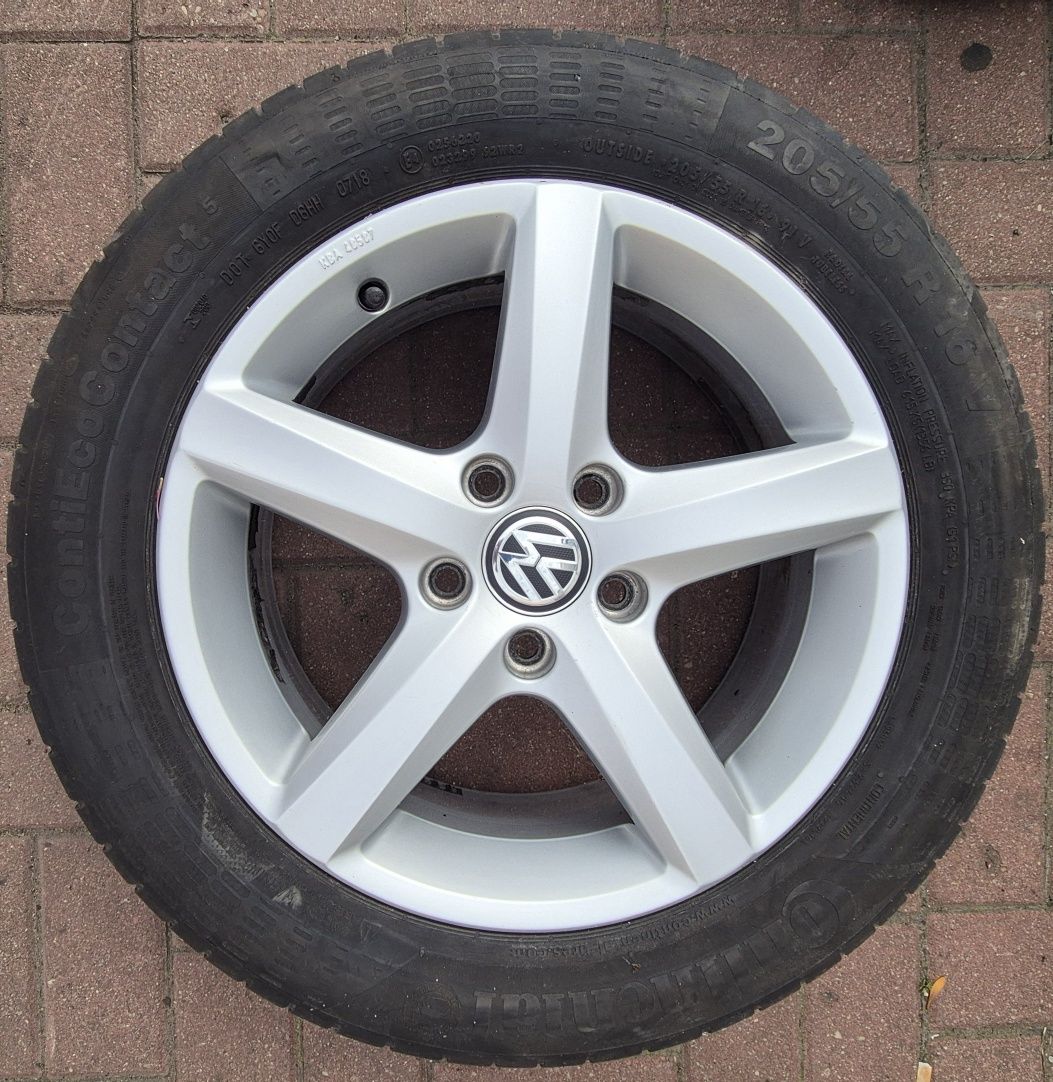 Koła Felgi Aluminiowe VW  16" 5x112 EET42 Supe Stan !r