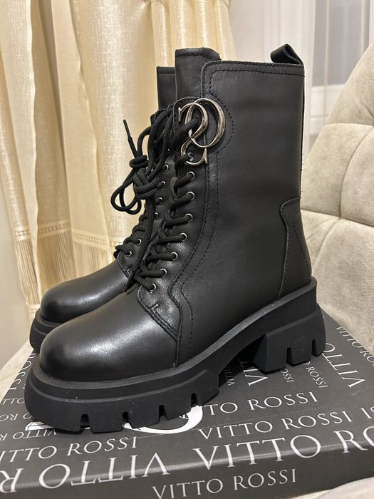 Зимові шкіряні ботинки Vitto Rossi