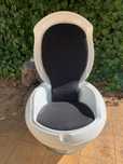 Cadeira "OVO" White Garden Egg Chair by Peter Ghyczy, 1968