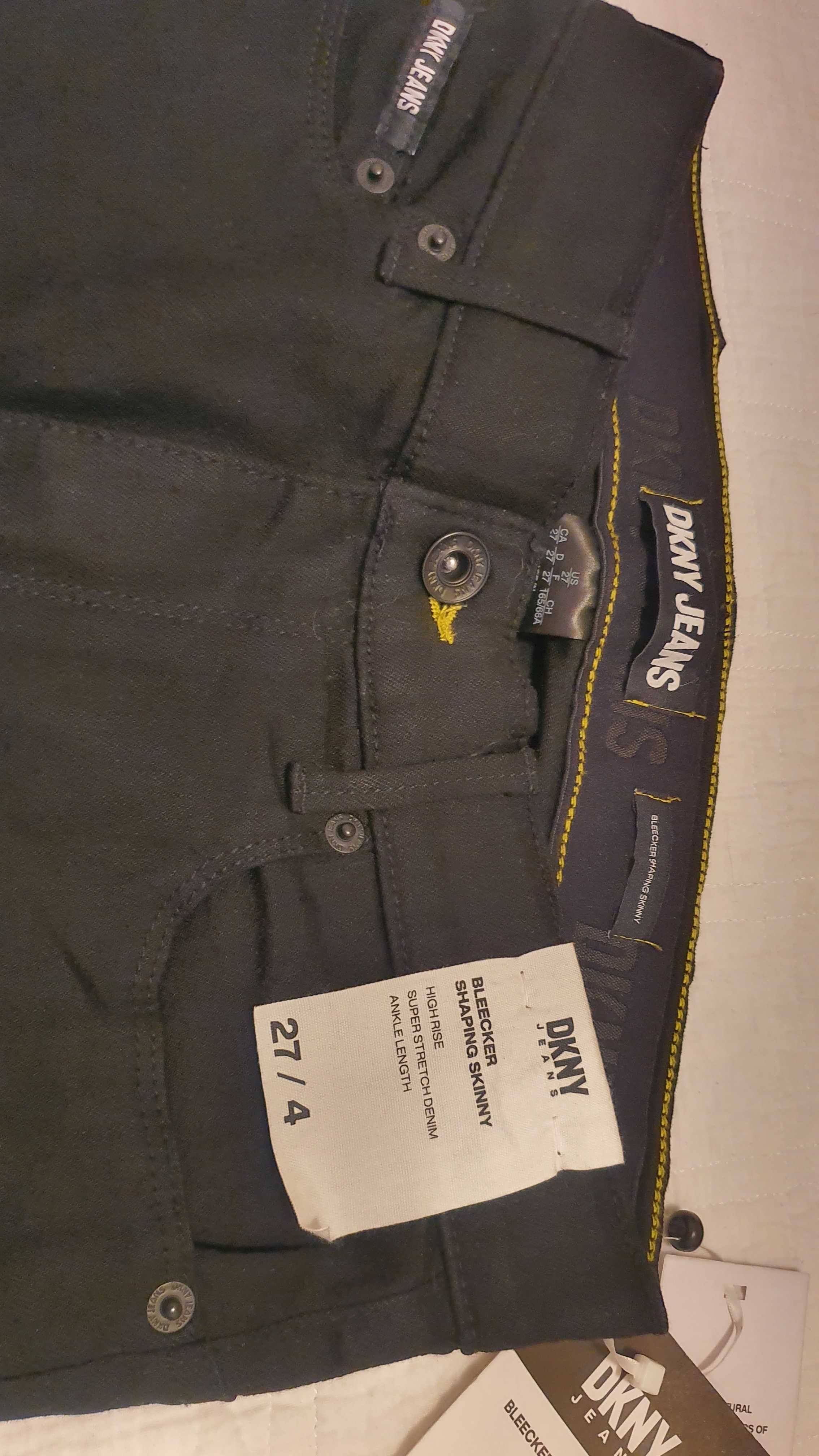Spodnie damskie DKNY bleecker shaping skinny jeans 27 36 s