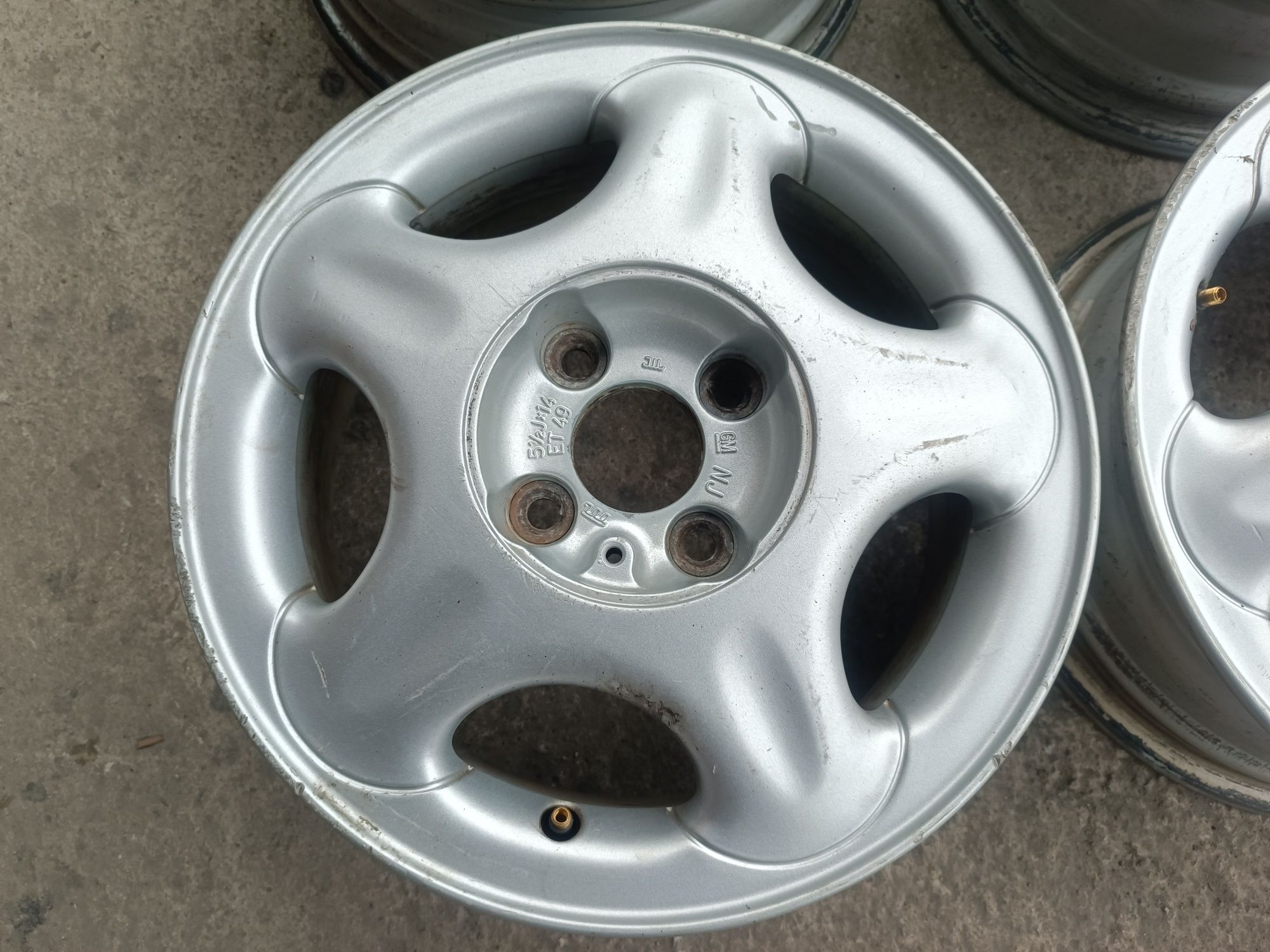 Легкосплавні диски 4 100 R14 OPEL титани Р14