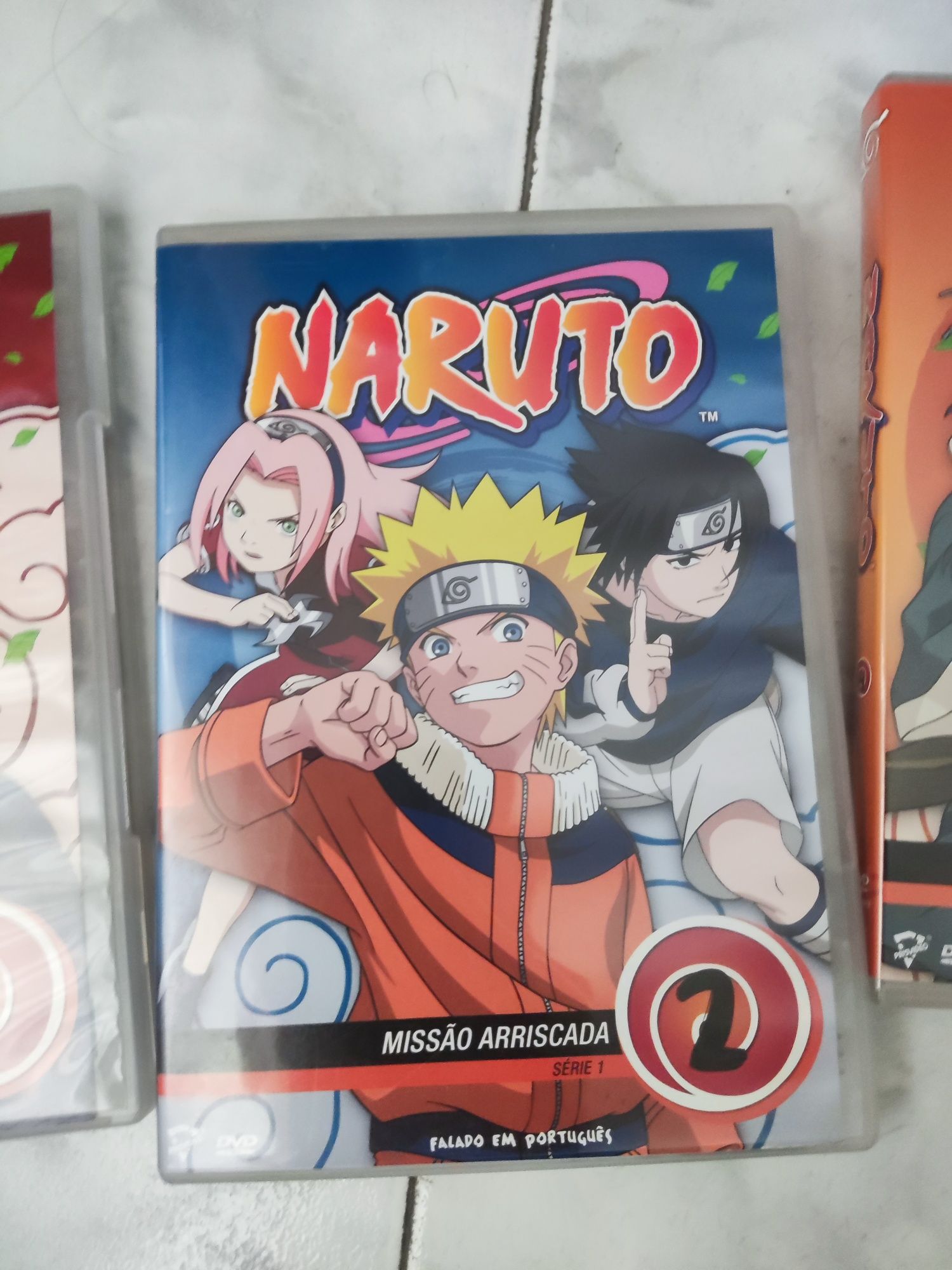 Conjunto dvds episódios naruto ptpt