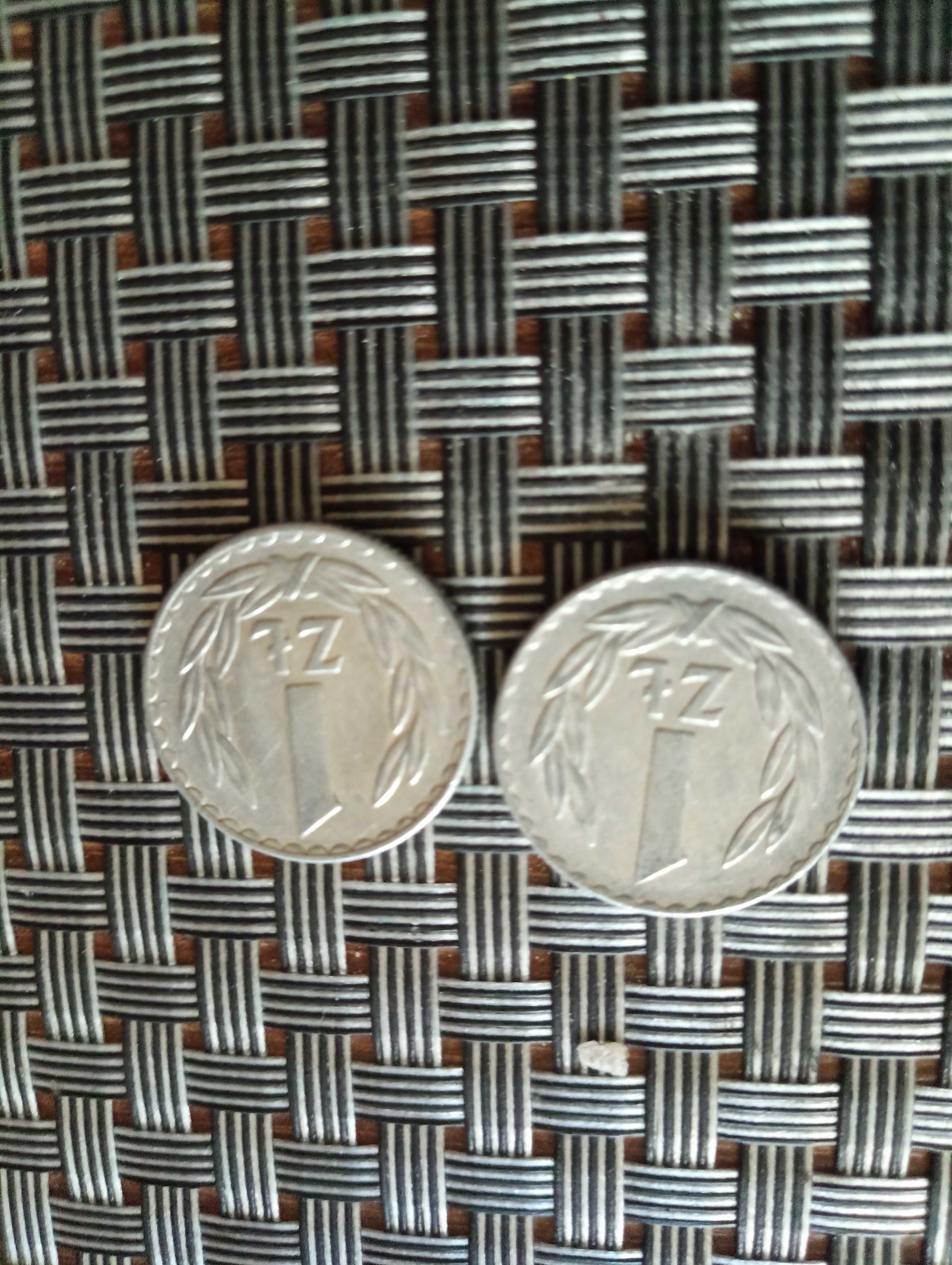 Sprzedam dwie monety 1 zl 1976 bzm cena za dwie