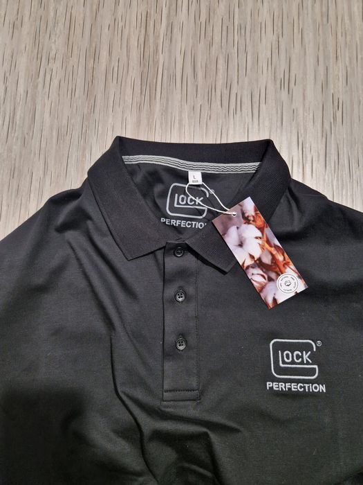 Koszulka Polo czarna Glock roz.L