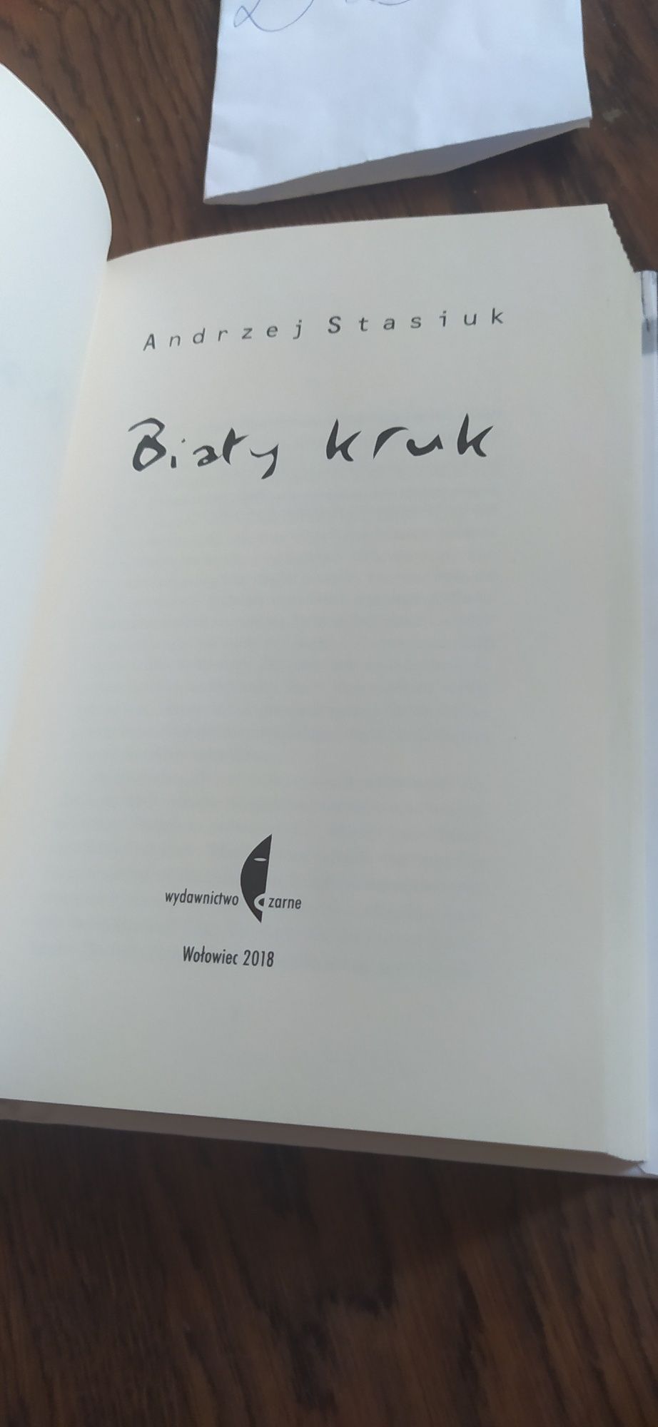 Andrzej Stasiuk Biały Kruk