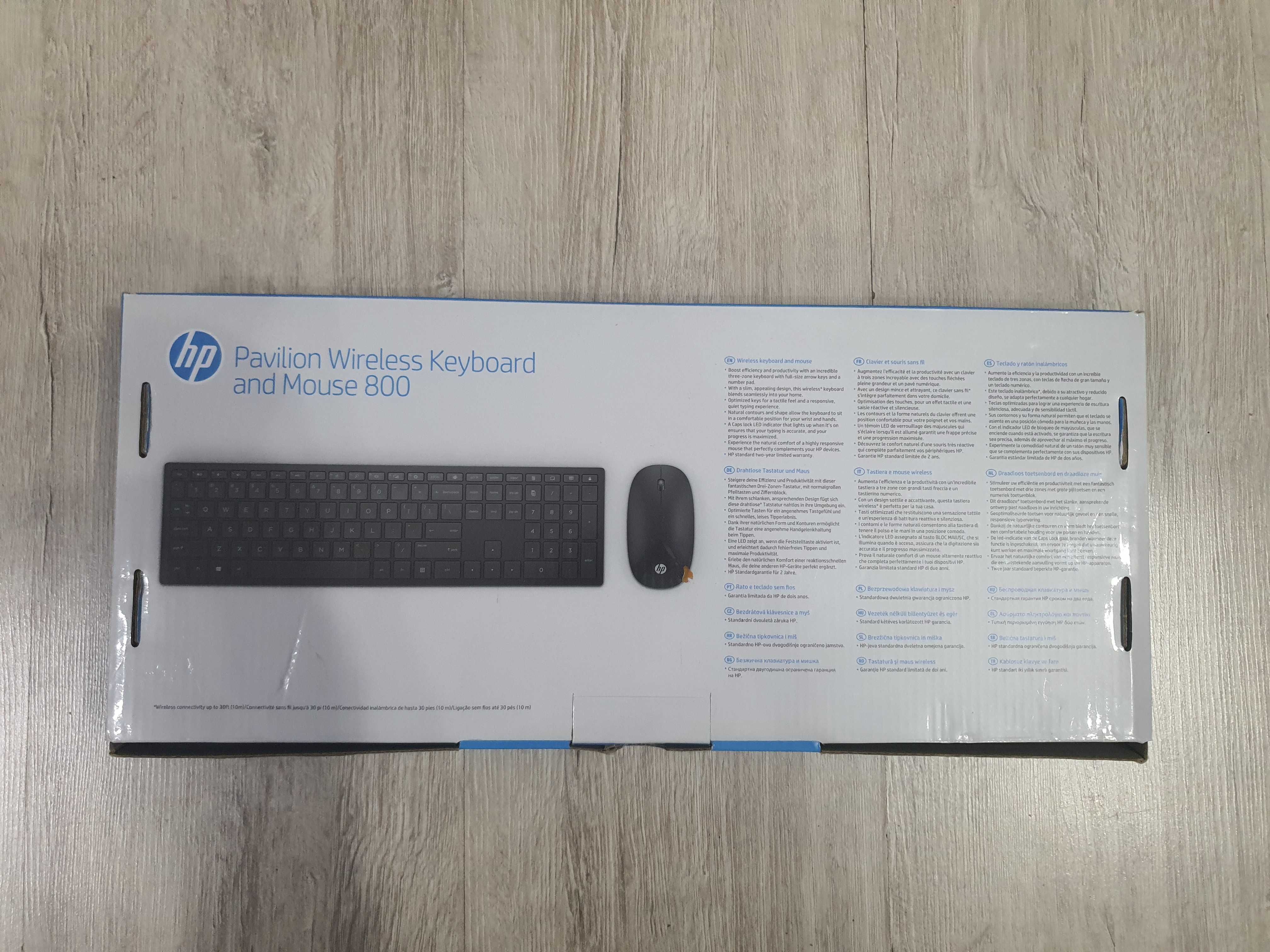 Klawiatura + mysz HP Pavilion 800 - czarna -  NOWA