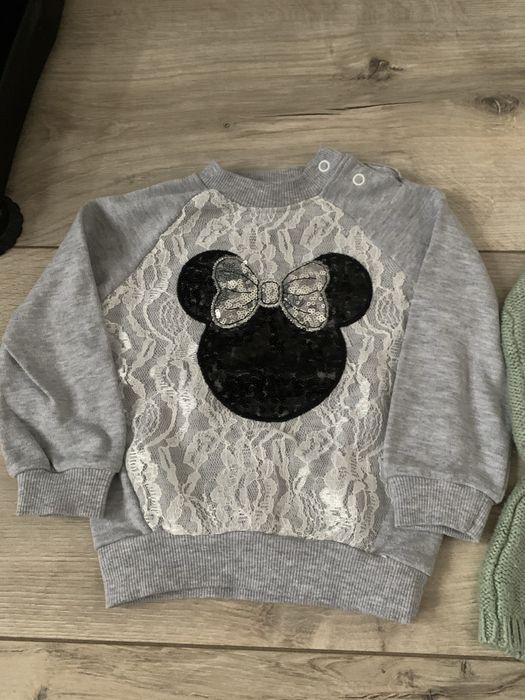 Bluza i seterek dla dziewczynki rozmiar 86