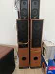 Zestaw glosnikow z odtwarzaczem YAMAHA + subwoofer  magnat