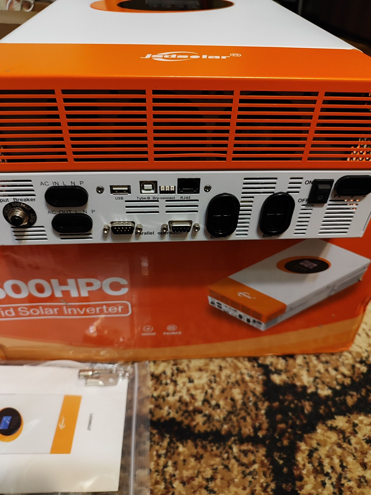 Гібридний інвертор Jsdsolar j5500HPC 5.5 кВт 48 в