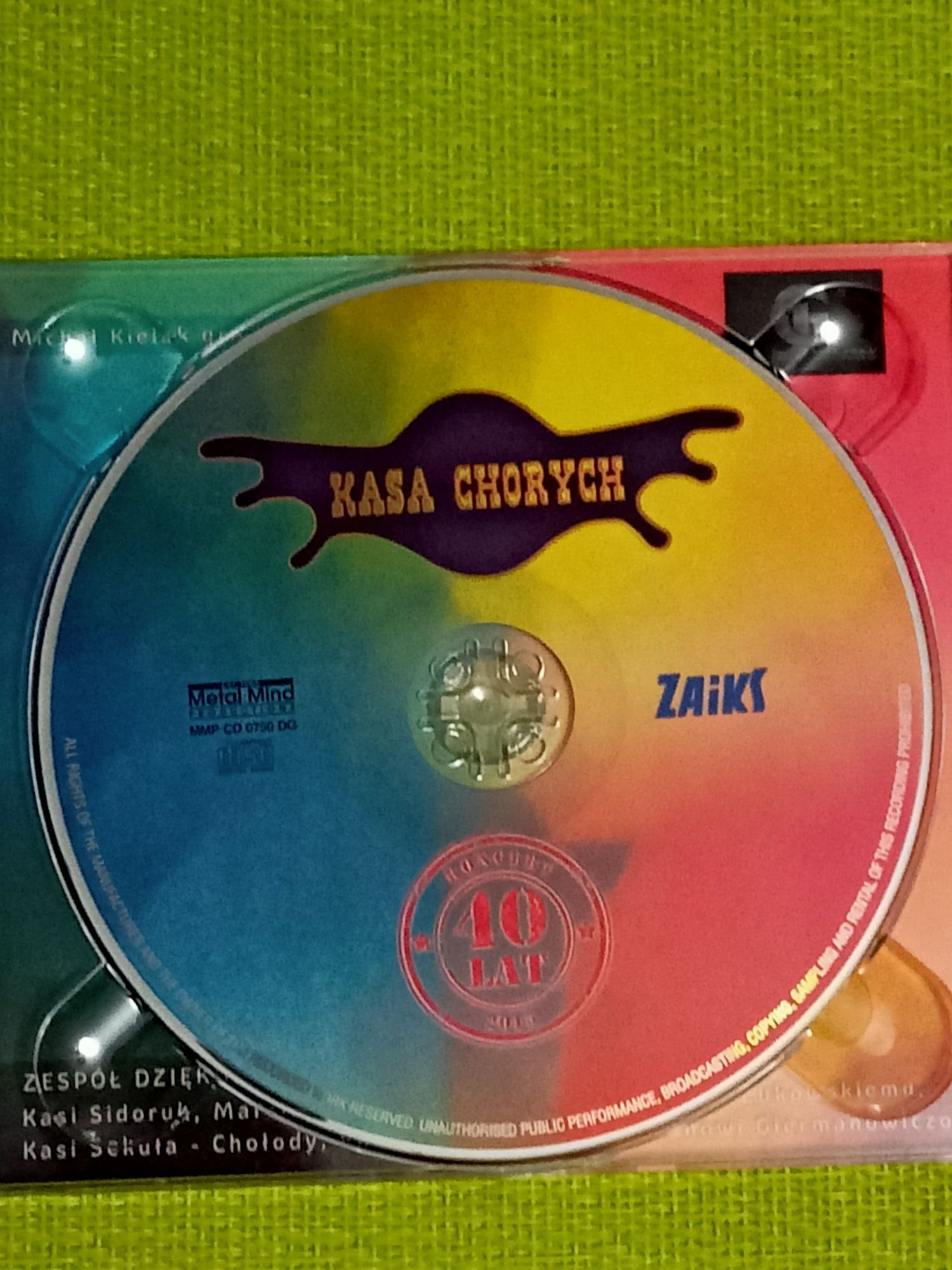 Kasa Chorych - 40 lat - Koncert - cd ( jak nowa )