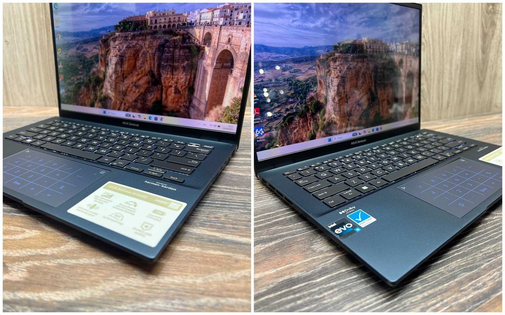 Компактний ноутбук Asus ZenBook 14" 2.8K OLED| i5-1240P|-8GB|SSD-512GB