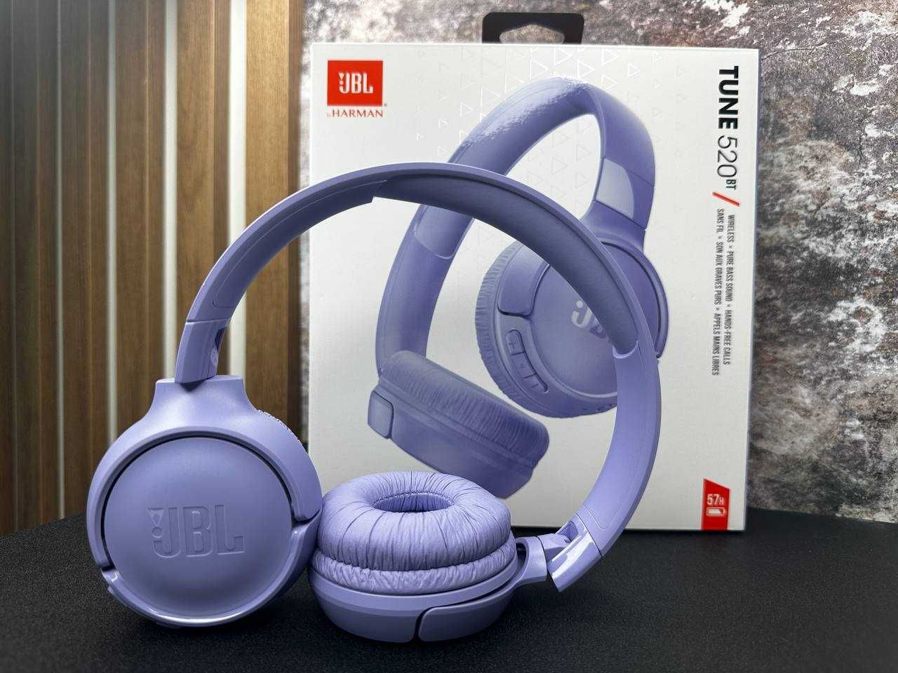 Бездротові навушники JBL Tune 520BT Purple ORIGINAL Купити, гарнітура