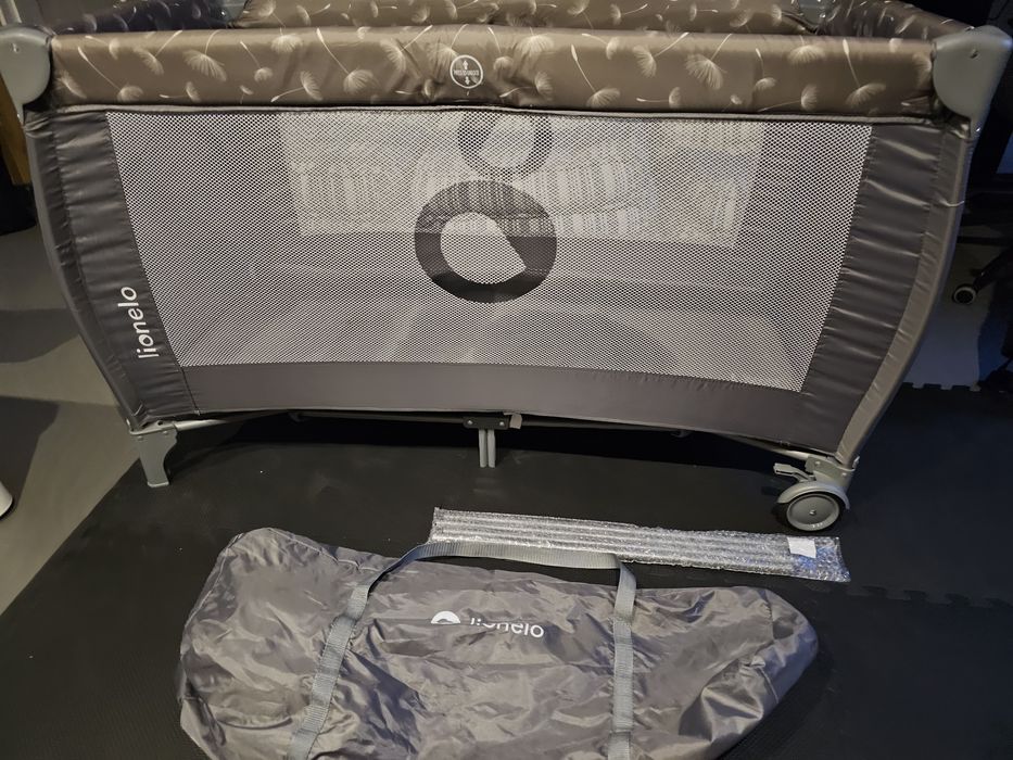 Łóżeczko turystyczne Lionelo Stefi Plus Grey White