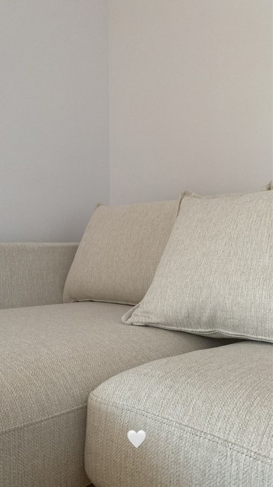 Sofa 5-osobowa Lilviken Beliani w kolorze kremowym