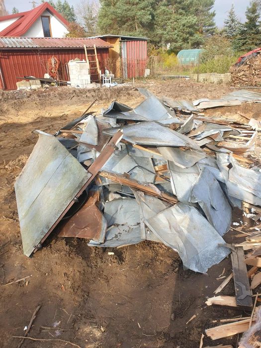 Blacha ocynk z rozbiórki