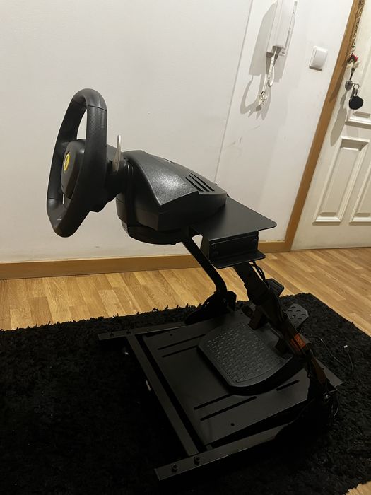 Volante + pedais + suporte