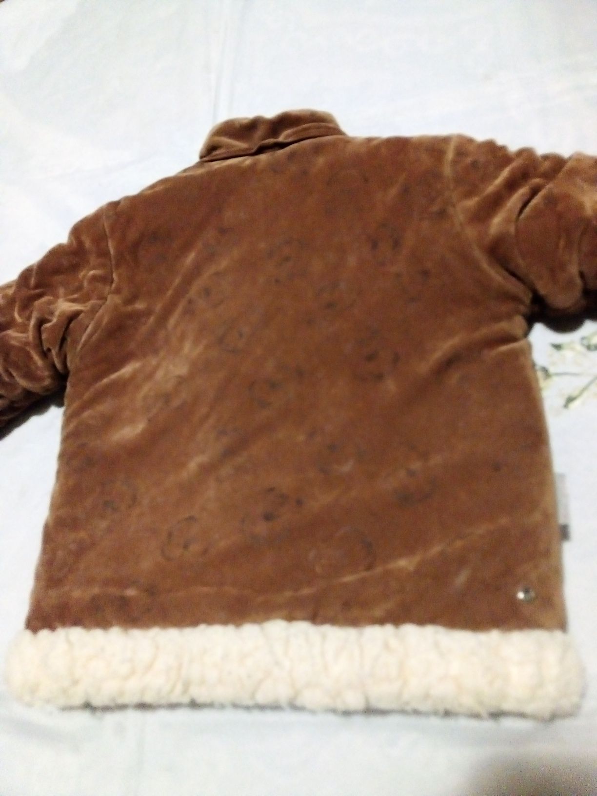 Зимняя детская куртка на цигейке