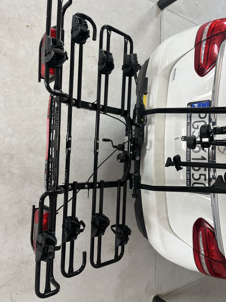 Bagaznik rowerowy na hak na 4 rowery MFT 80kg uchylny Thule